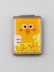 Зеркало-шейкер раскладное &quot;Animal owl&quot;, yellow (8*6 см) 