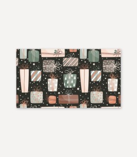 Набор конвертов для денег 5 шт. сборный «Новогодние подарки», 16.5*8 см