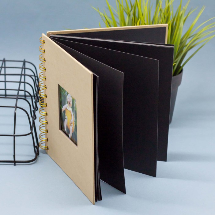 Фотоальбом &quot;Classical mini&quot;, brown (17 х 17 см) 