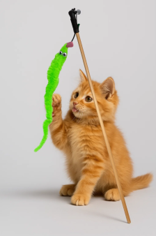 Махалка для кошек "Пушистый змей", 50 см
