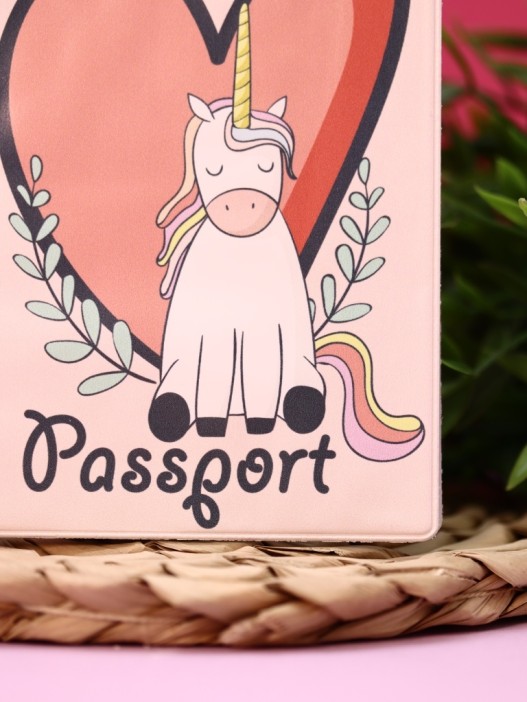 ОБЛОЖКА ДЛЯ ПАСПОРТА Edinorozhka love, плотность 600 мкм 