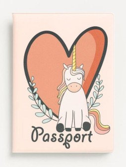 ОБЛОЖКА ДЛЯ ПАСПОРТА Edinorozhka love, плотность 600 мкм
