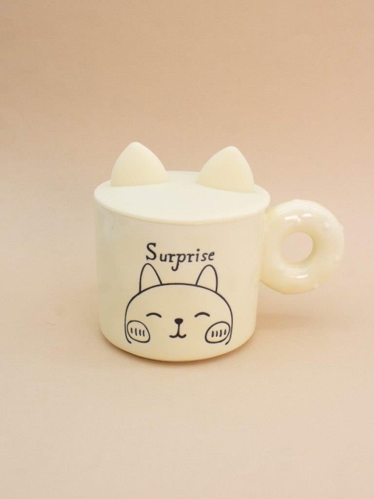 Кружка «Kitty surprise», beige (420 ml) 