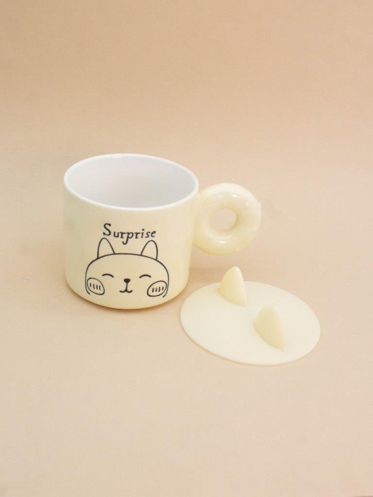Кружка «Kitty surprise», beige (420 ml) 
