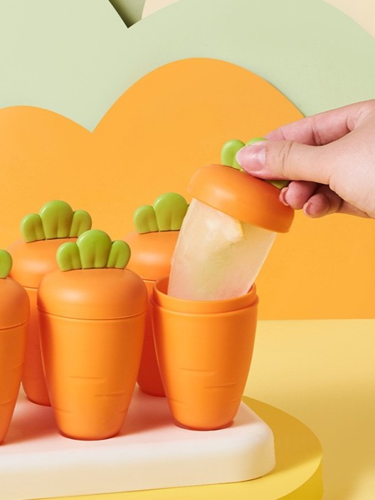 Формочки для мороженого «Carrot», 6 шт., orange (17,5*11,5*12 см) 