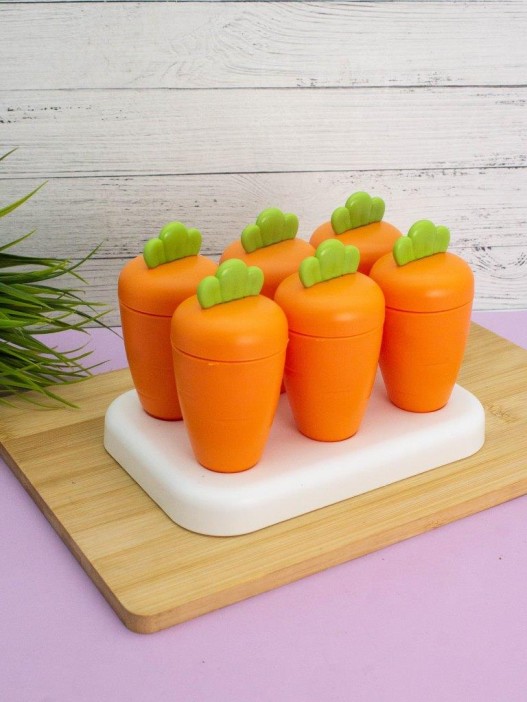Формочки для мороженого «Carrot», 6 шт., orange (17,5*11,5*12 см) 