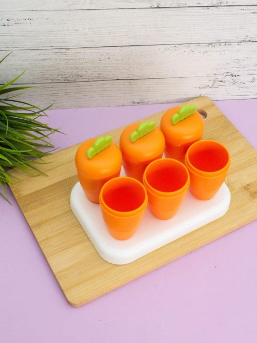 Формочки для мороженого «Carrot», 6 шт., orange (17,5*11,5*12 см) 