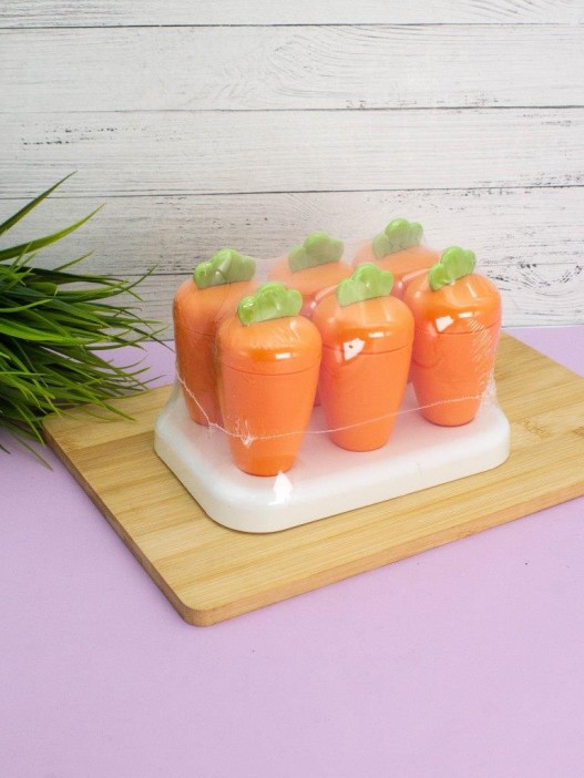 Формочки для мороженого «Carrot», 6 шт., orange (17,5*11,5*12 см) 