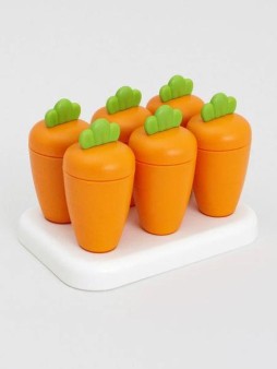Формочки для мороженого «Carrot», 6 шт., orange (17,5*11,5*12 см)