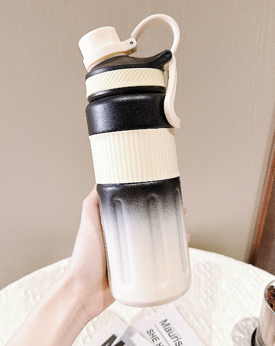 Термос «Color gradient», white (700 мл) 