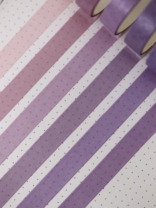 Набор декоративного скотча &quot;Classic colored&quot;, purple 