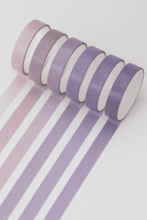 Набор декоративного скотча &quot;Classic colored&quot;, purple