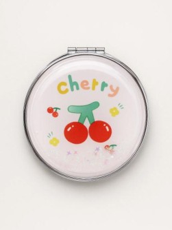 Зеркало-шейкер раскладное "Fruity cherry", white (7*7 см)