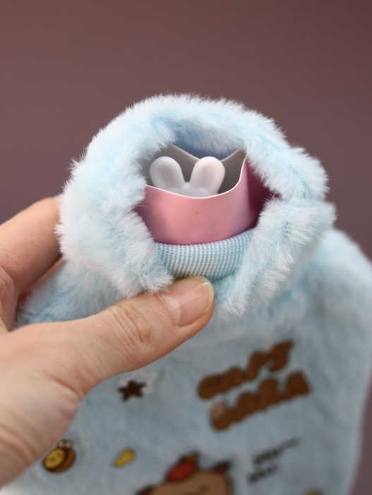 Грелка мини плюшевая &quot;Capybara&quot;, blue, 300 мл (20*12 см) 