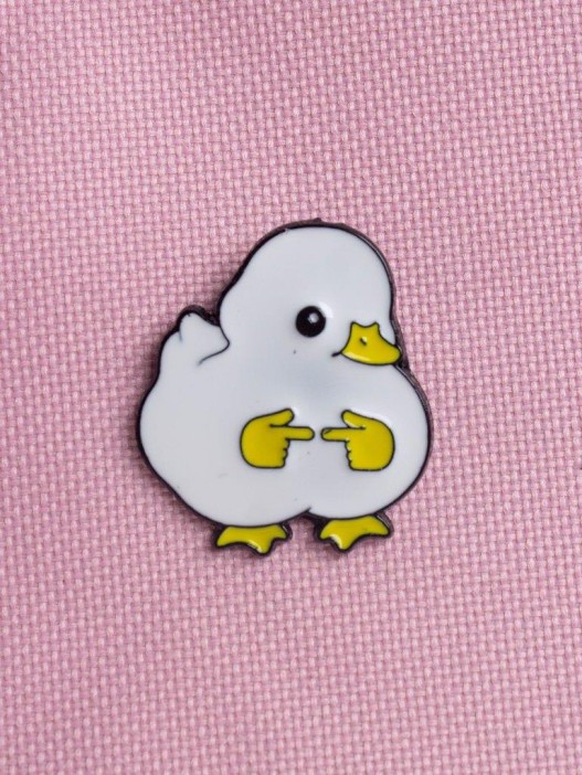 Значок металлический iLikeGift &quot;Cunning duck&quot; 