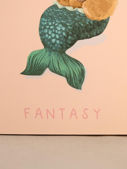 Блокнот (А5) &quot;Bear fantasy&quot;, yellow (14.5*21) 