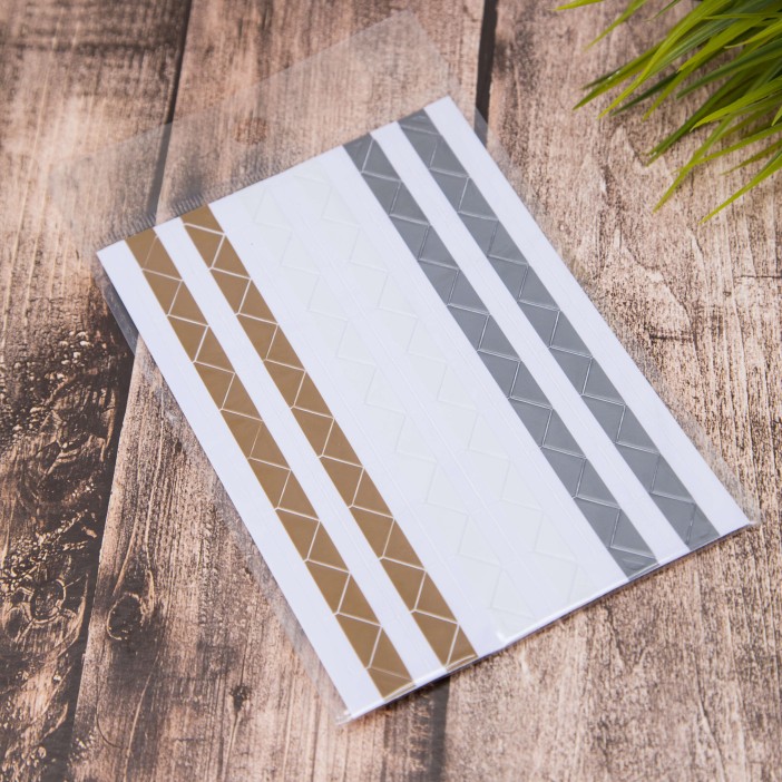 Наклейки-уголки &quot;Classic&quot;, brown-grey 