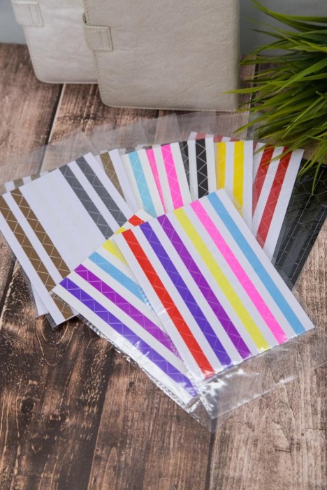 Наклейки-уголки &quot;Classic&quot;, brown-grey 