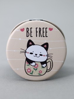 Зеркало "Be free", yellow