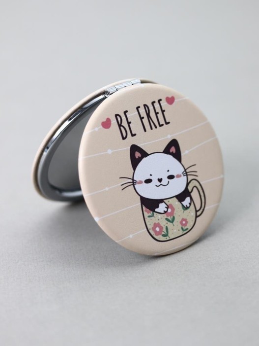 Зеркало &quot;Be free&quot;, yellow 