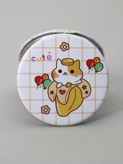 Зеркало "Banana cat", yellow
