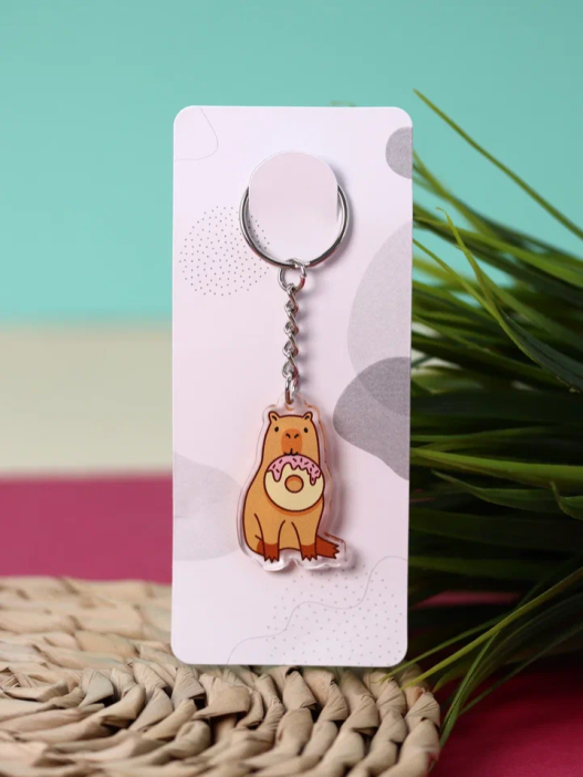 Брелок «Capybara donut» 