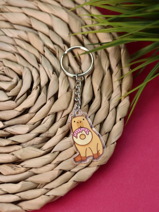 Брелок «Capybara donut» 