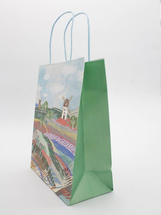 Пакет подарочный «Inspiring Landscape», mill (21*25.5*10) 