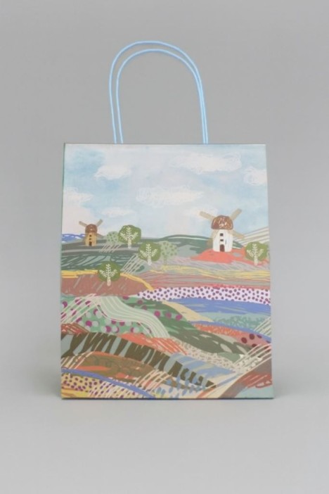 Пакет подарочный «Inspiring Landscape», mill (21*25.5*10) 