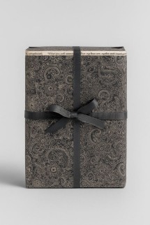 Упаковочная бумага &quot;Огурцы&quot;, black (0,71*10 м)