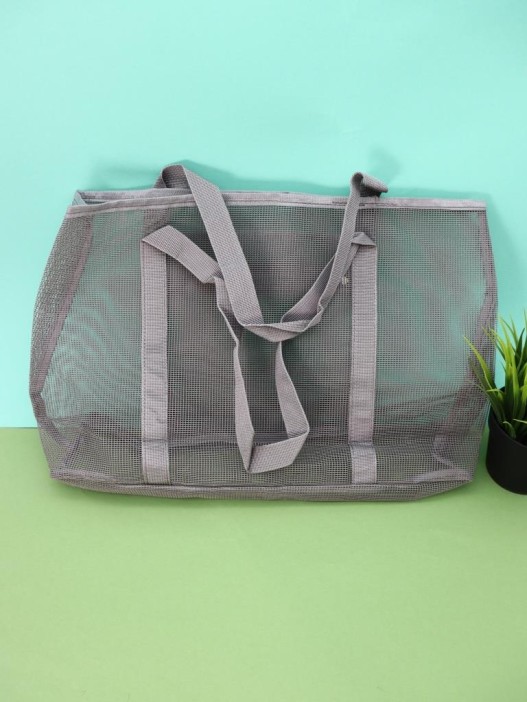 Сумка шоппер &quot;Transparent&quot;, gray (47*12*29.5 см) 