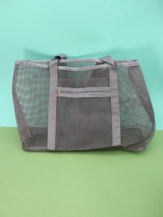 Сумка шоппер &quot;Transparent&quot;, gray (47*12*29.5 см) 