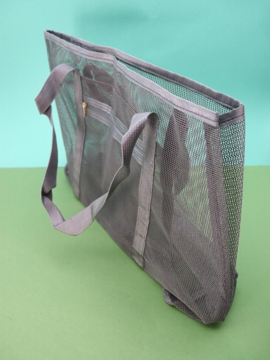 Сумка шоппер &quot;Transparent&quot;, gray (47*12*29.5 см) 