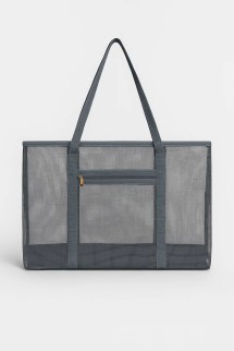 Сумка шоппер "Transparent", gray (47*12*29.5 см)