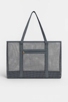 Сумка шоппер "Transparent", gray (47*12*29.5 см)