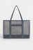 Сумка шоппер &quot;Transparent&quot;, gray (47*12*29.5 см) 