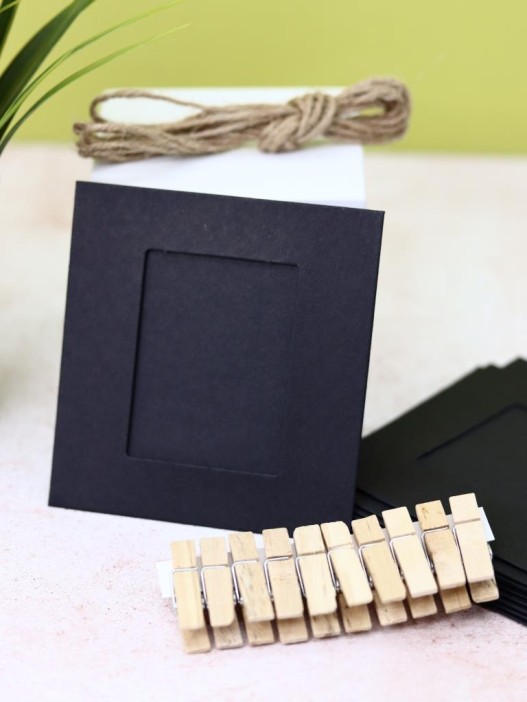 Крафтовые фоторамки «Classic», black, 9*9.5 см 