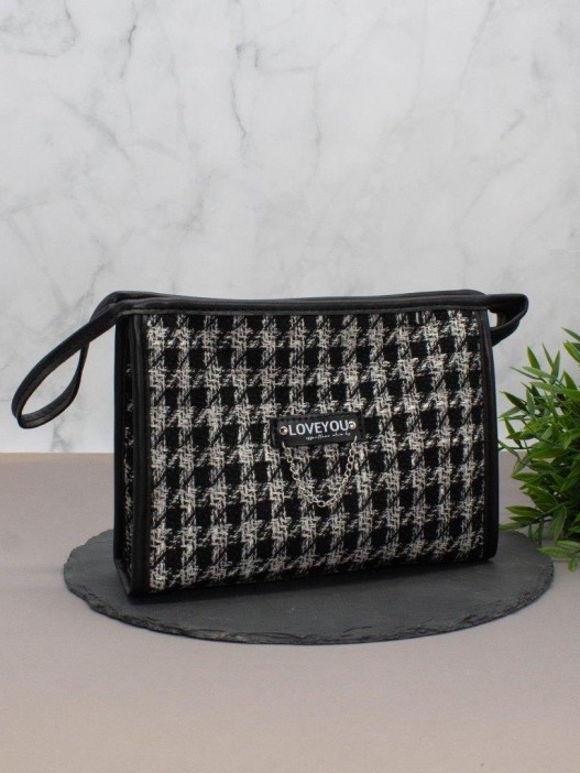 Косметичка &quot;Love you&quot;, black (16х21х7 см) 