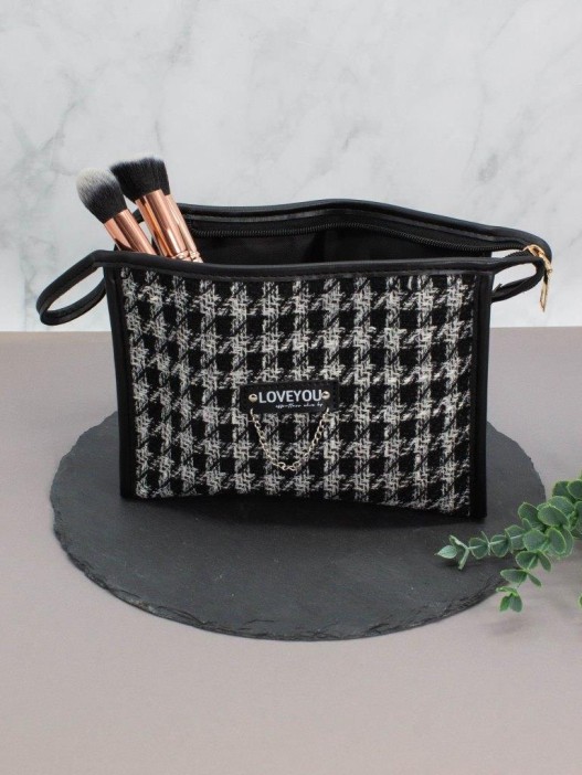 Косметичка &quot;Love you&quot;, black (16х21х7 см) 