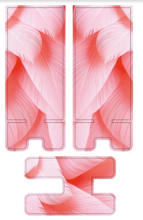 Подставка под телефон/планшет iLikeGift «Перья» 