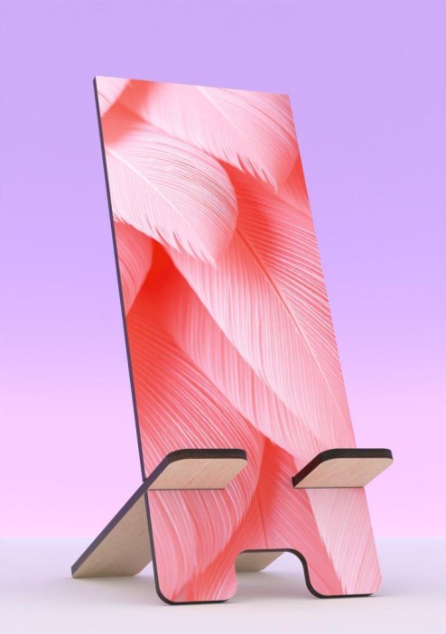 Подставка под телефон/планшет iLikeGift «Перья» 