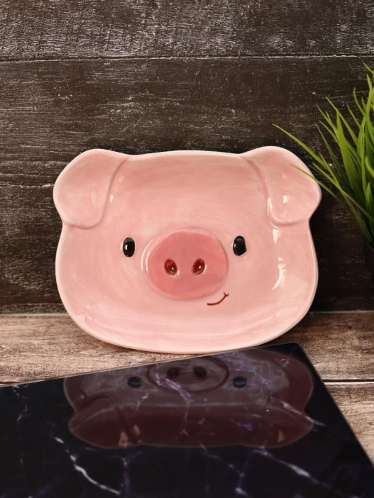 Тарелка керамическая «Sweet pig», 17,8х13,9х2,3 см 