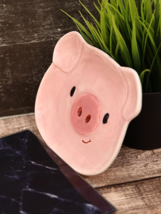 Тарелка керамическая «Sweet pig», 17,8х13,9х2,3 см 