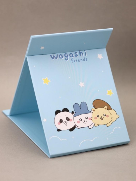 Зеркало "Wagashi friends", light blue 