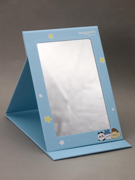 Зеркало "Wagashi friends", light blue 