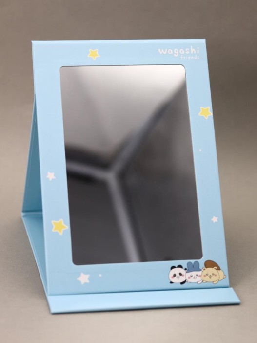 Зеркало "Wagashi friends", light blue 