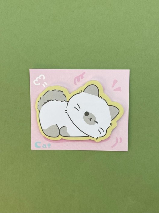 Блок стикер для записей &quot;Cat dreaming&quot;, pink 