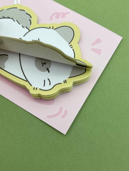 Блок стикер для записей &quot;Cat dreaming&quot;, pink 