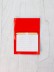 Магнитный блок для записей с карандашом «Simple», red, 10х14 см 