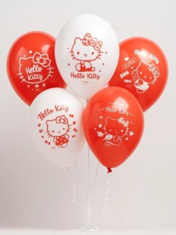 Воздушные шарики «Hello Kitty» 30 см, 5 шт.